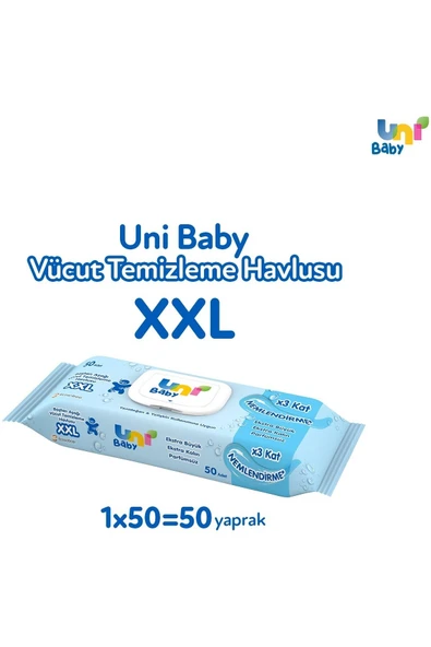 Vücut Temizleme Havlusu XXL / Islak Mendil ürün görseli 1