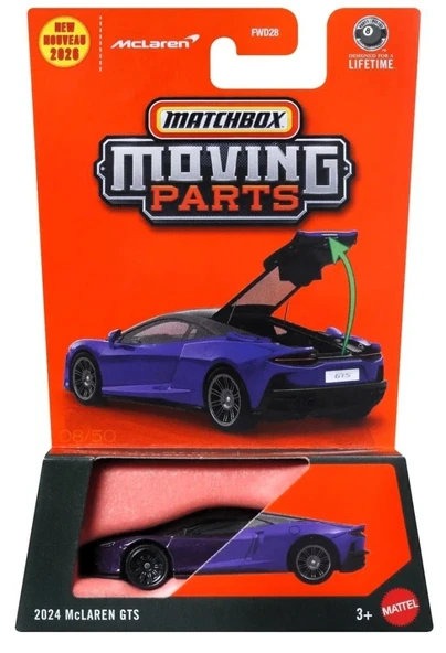 Matchbox 2026 1:64 Arabalar 2024 McLAREN GTS JHV28 ürün görseli 1