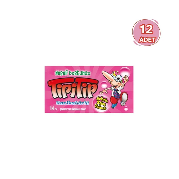 Tipitip Balonlu Sakız 27 g - 12 Adet ürün görseli 1