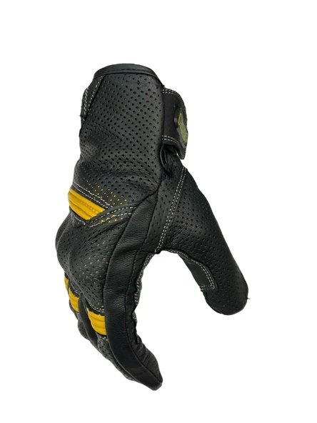 PROSEV GLOVE 027 6291 YELLOW-BLACK ELDIVEN - Resim 2