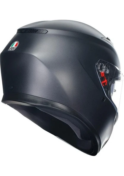 Agv K3 Full Face Mat Siyah Motor Kaskı - Resim 4