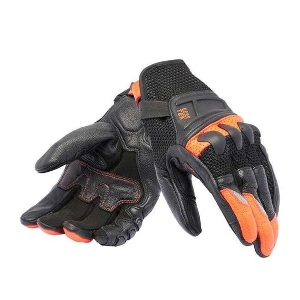 DAINESE ELD/X-RIDE 2 TEK CLOVES BLACK RED FLUO ürün görseli 1