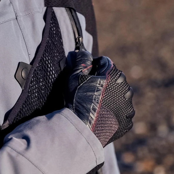DAINESE KARAKUM ERGO MAGİC CONNECTİON  SİYAH ELDİVEN - Resim 7
