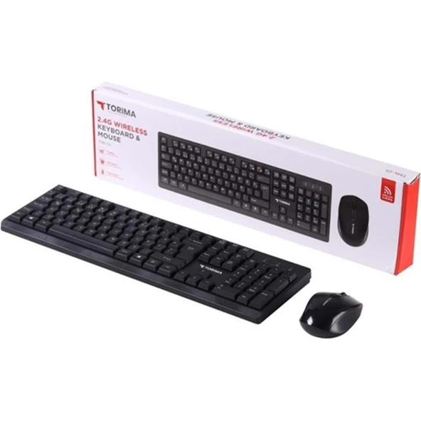 Torima TMK-01 Kablosuz Q Klavye Mouse Set Siyah ürün görseli 1