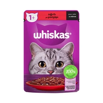 Whiskas Pure Delight Sığır Etli 85 gr Yetişkin Kedi Yaş Mama ürün görseli 1