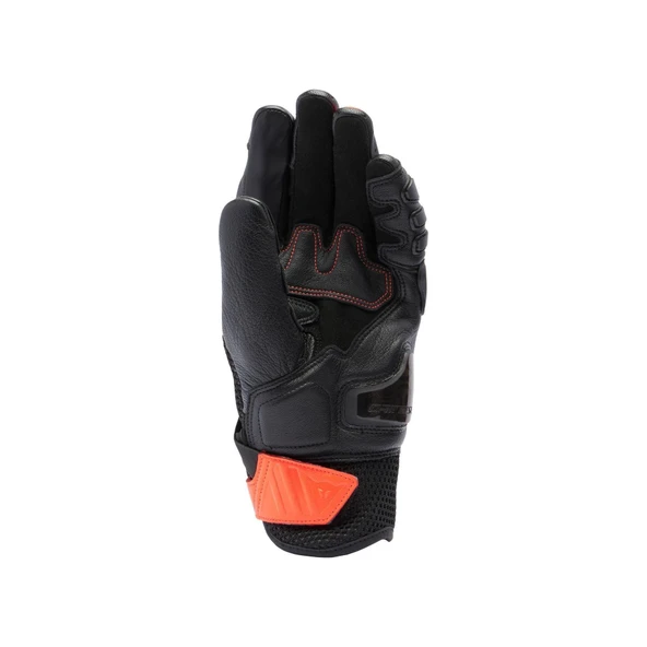 DAINESE ELD/X-RIDE 2 TEK CLOVES BLACK RED FLUO - Resim 2
