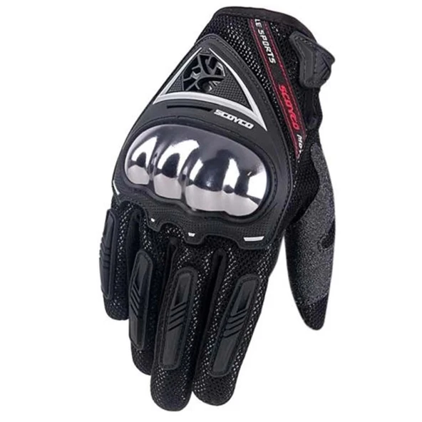 SCOYCO MC44 BLACK ELDİVEN - Resim 2