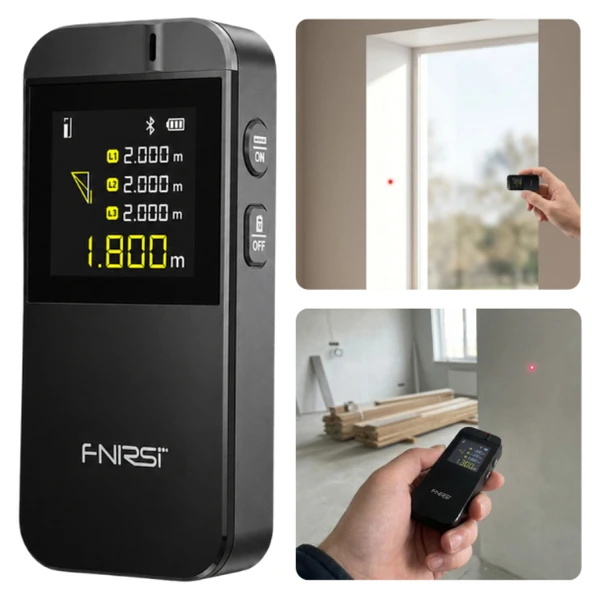 FNIRSI IR40 Mini Lazermetre Mesafe Ölçer 40 m Akıllı Telefon Uyumlu ürün görseli 1