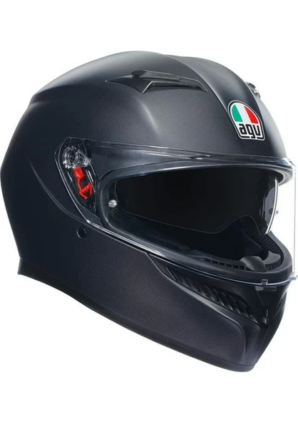 Agv K3 Full Face Mat Siyah Motor Kaskı ürün görseli 1