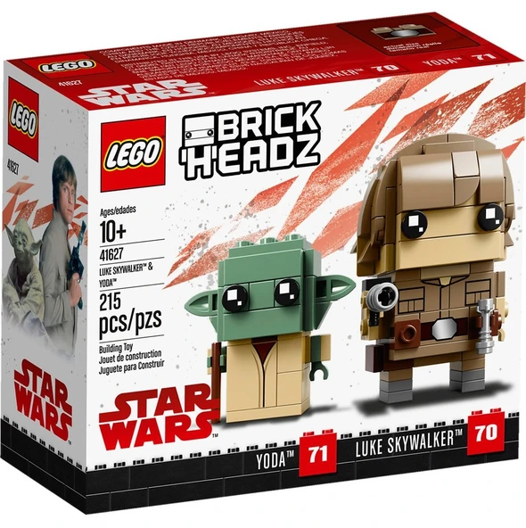 LEGO 41627 Brickheadz Star Wars Luke Skywalker ve Yoda ürün görseli 1