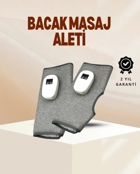 Nevamel® Kablosuz Isıtmalı Baldır Masaj Aleti – 3 Hava Basınçlı Titreşimli ve Sıcak Kompres Fonksiyonlu ürün görseli 1
