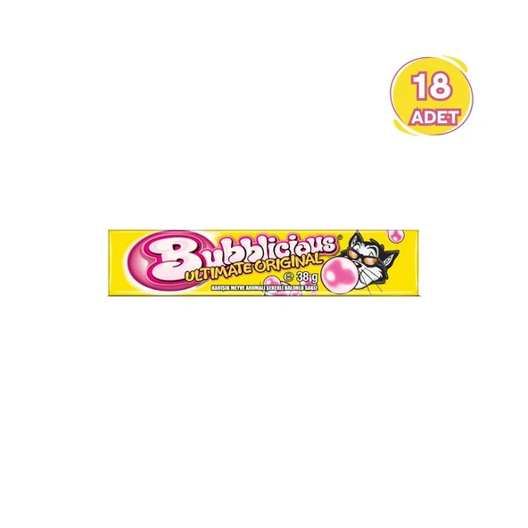 Bubblicious Karışık Meyve Aromalı Sakız 38 gr - 18 Adet ürün görseli 1