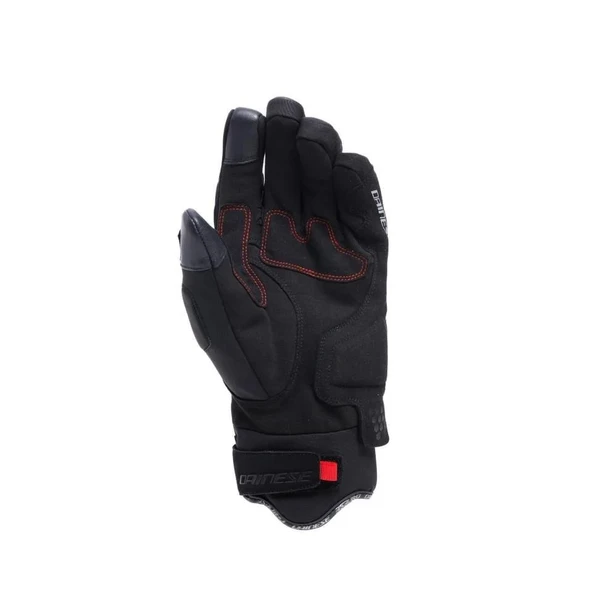 DAINESE ELD/FULMINE D-DRY GLOVES BLACK/RED - Resim 4