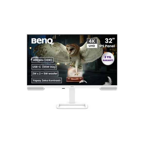BenQ 32" 4K UHD IPS USB-C HDR400 Eye-Care Kumandalı Monitör ürün görseli 1