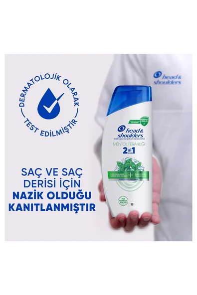 Mentol Ferahlığı 2si1 Arada Şampuan 625 ml - Resim 4
