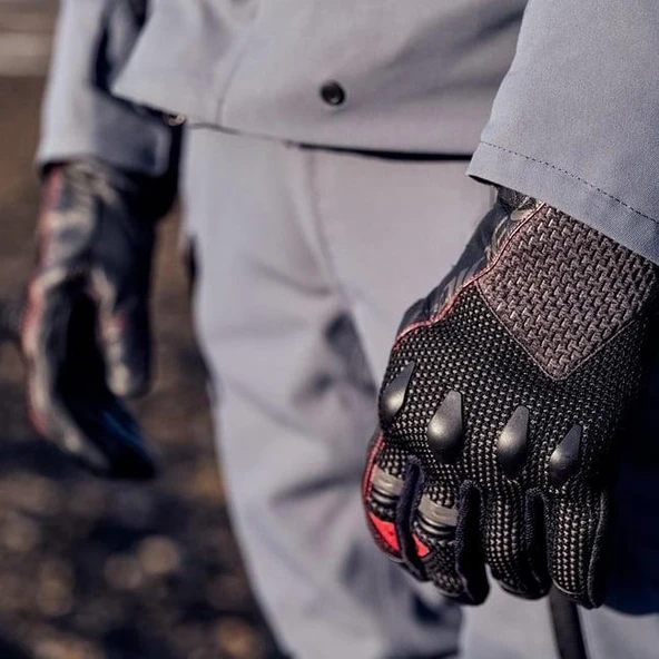 DAINESE KARAKUM ERGO MAGİC CONNECTİON  SİYAH ELDİVEN - Resim 8