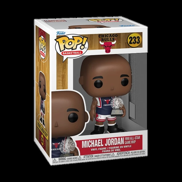 Funko Pop Basketball Michael Jordan 1998 All-Star Game MVP 233 ürün görseli 1