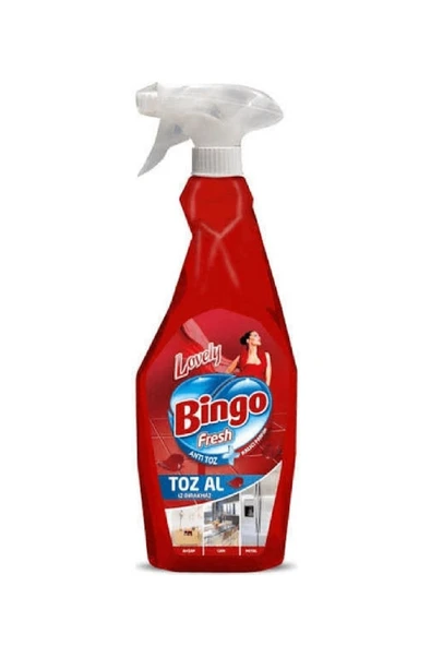 Bingo Fresh Toz Al Yüzey Temizleyici Sprey Lovely 750 ML ürün görseli 1