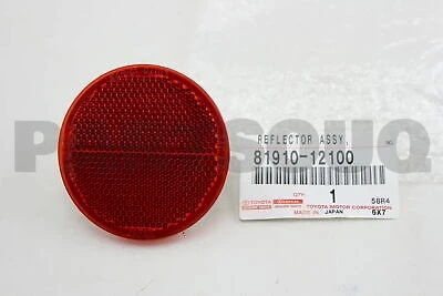 Toyota Corolla - Auris 2007-2012 Reflektör Arka (Oem No:8191012100) ürün görseli 1
