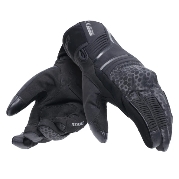 DAINESE TEMPEST 2 D-DRY SHORT BLACK ELDİVEN ürün görseli 1