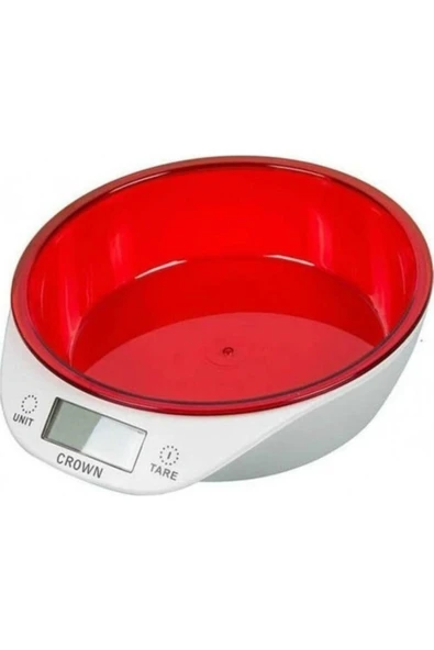 Crown Crw-7011 Hazneli Dijital Hassas Mutfak Terazi Tartısı 5kg ürün görseli 1