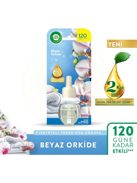 Air Wick Elektrikli Oda Kokusu Yedek Şişe Beyaz Orkide ürün görseli 1