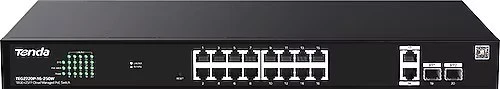 Tenda TEG2220P-16-250W 16 Port 10/100/1000 POE +2 SFP Cloud Yönetilebilir Switch ürün görseli 1