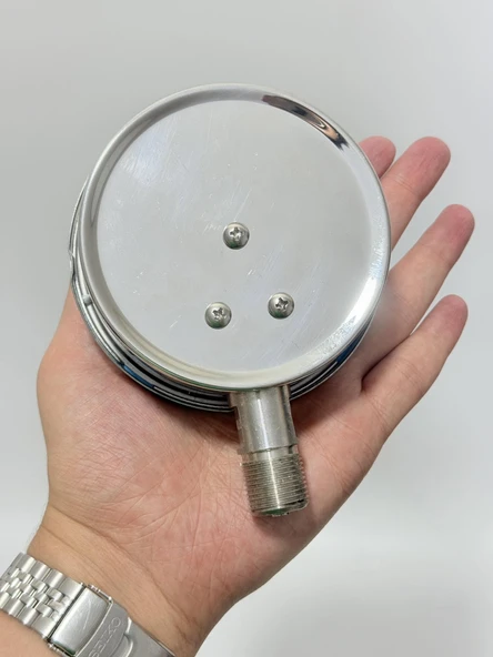 Filltech Manometre Basınç Göstergesi 0-10 Bar 105mm - Resim 4