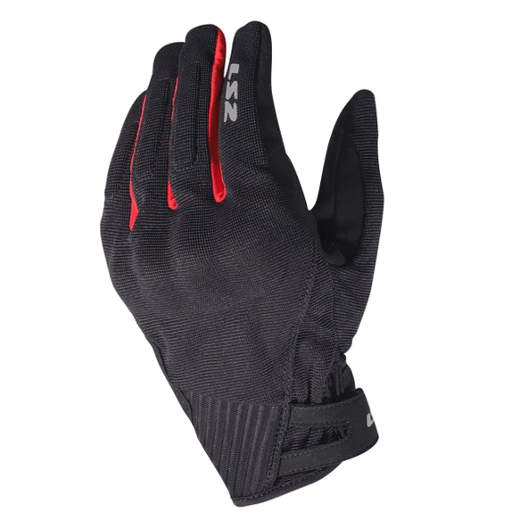 LS2 DART 2 EVO ELDİVEN SİYAH-KIRMIZI - Resim 2