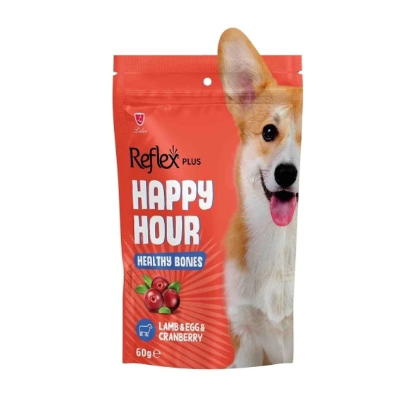 Reflex Plus Happy Hour Sağlıklı Kemikler İçin Destekleyici Köpek Ödül Maması 60gr ürün görseli 1
