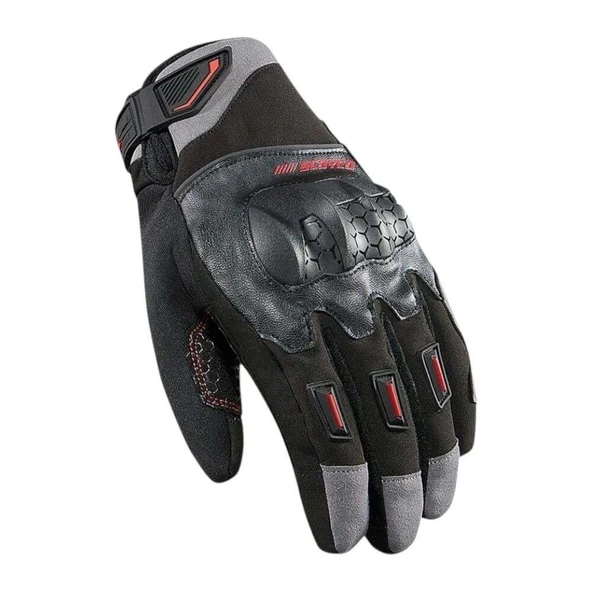 SCOYCO MC192WP BLACK RED ELDİVEN ürün görseli 1