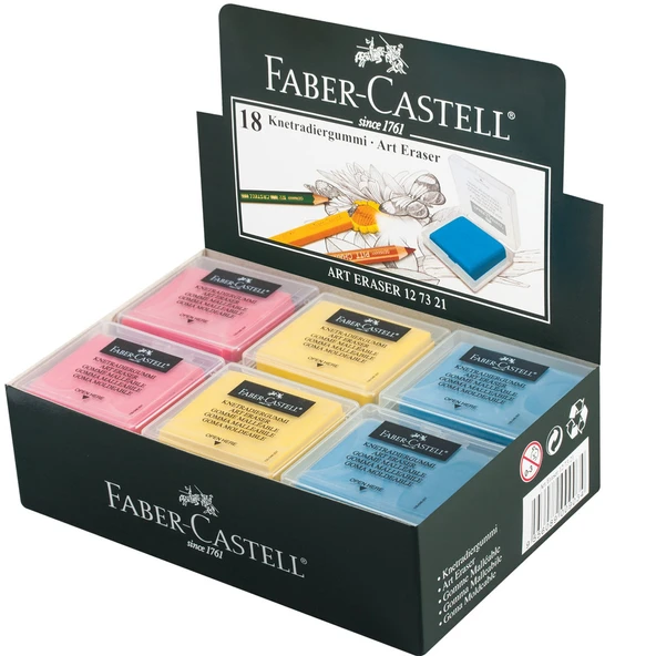 Faber Castell Hamur Silgi Renkli 1 adet ürün görseli 1