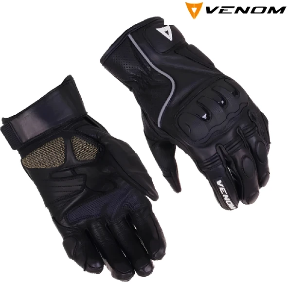 VENOM ELDİVEN D1 KISA SİYAH - Resim 4