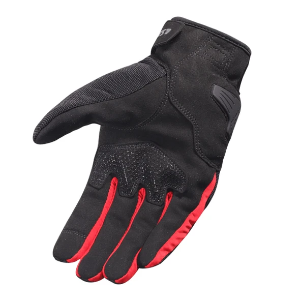 LS2 DART 2 EVO ELDİVEN SİYAH-KIRMIZI - Resim 3