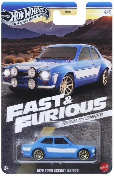 Hot Wheels Fast & Furious Brian O'connor 1970 Ford Escort RS1600 JBY32 ürün görseli 1