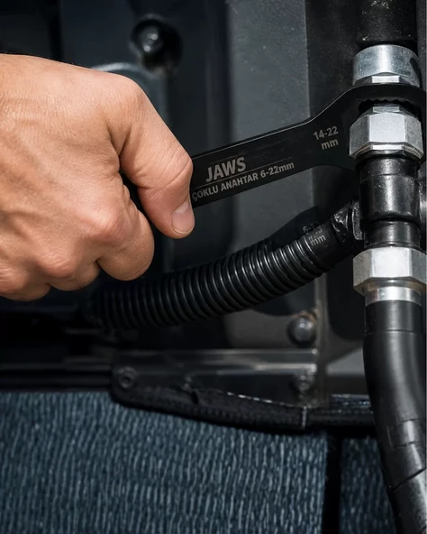 Nevamel® Evrensel Çok Amaçlı Anahtar 6 22 mm İnç ve Metrik Uyumlu Güçlü Tork Performansı ürün görseli 1