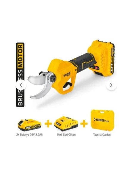 Sgs Akülü Bağ Budama Makası 20V 2x2.0Ah 5558 ürün görseli 1