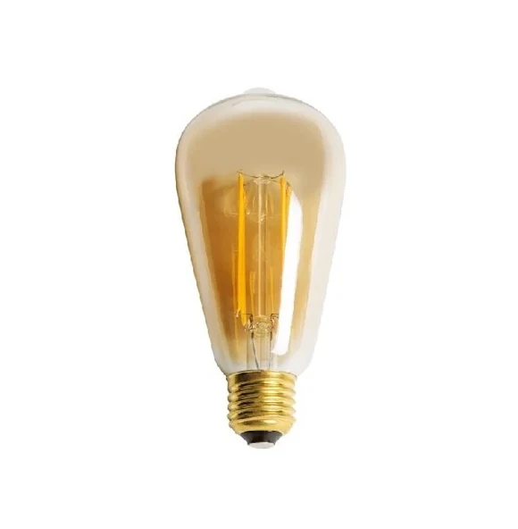 CT-4290 8W Rustik Led Ampul E27 Duylu Amber 2700K ürün görseli 1