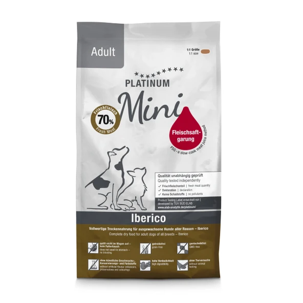 Platinum Mini Iberico Yetişkin Köpek Maması 900 Gr ürün görseli 1