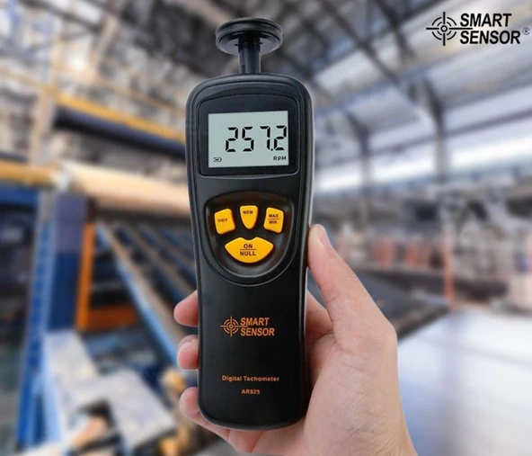 Smart Sensor AR 925 Temaslı Devir Ölçer Takometre - Resim 3