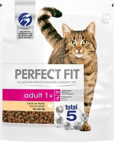 Perfect Fit Tavuk Etli Yetişkin Kedi Maması 750 Gr ürün görseli 1