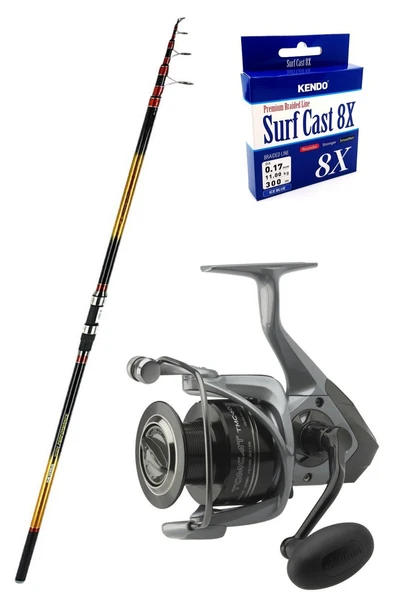 Okuma Savant 420cm - Okuma Tomcat 8000 Surf Olta Seti ürün görseli 1