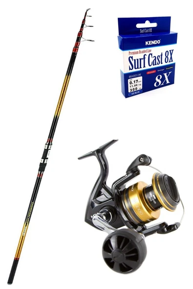 Okuma Savant 420cm - Shimano Socorro 8000 Surf Olta Seti ürün görseli 1