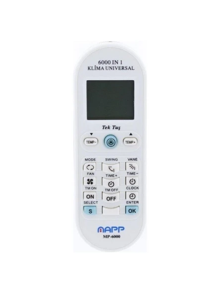 Mapp mp-6000 Hafızalı Akıllı Klima Kumandası ürün görseli 1
