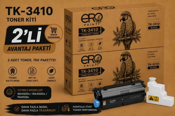 Kyocera ECOSYS PA5000x Muadil Toner - 2'li Avantaj Paket ürün görseli 1