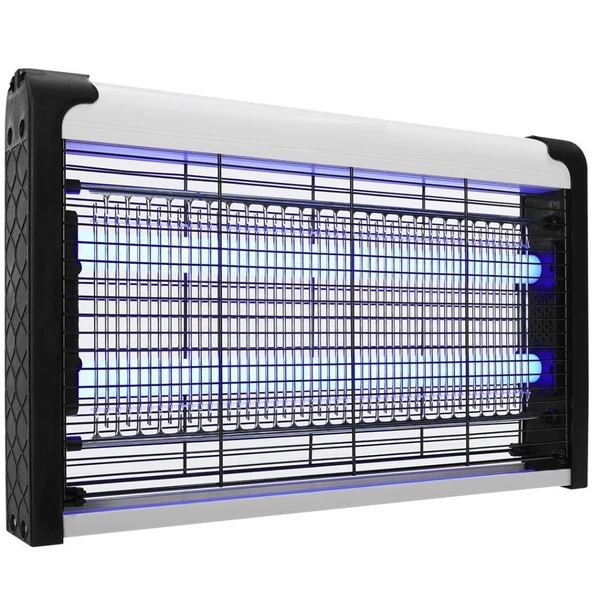 20w+ 2000v Çi̇ft Cam LED Zi̇nci̇r Aski Sanayi Ti̇pi̇ Si̇nek Öldürücü Xl Boy ürün görseli 1