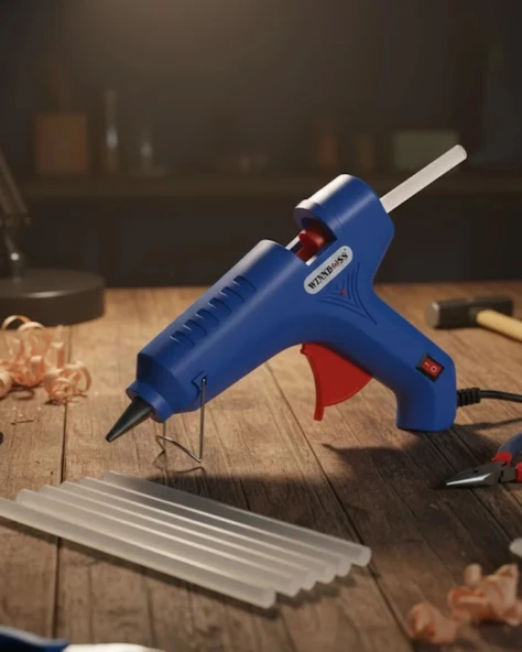 Nevamel® 80 W Profesyonel Silikon Tabancası 11 mm Uyumlu 5 Adet Hediye Silikon ürün görseli 1