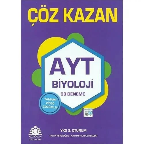 AYT Biyoloji Tamamı Video Çözümlü 30 Deneme Çöz Kazan Yayınları ürün görseli 1