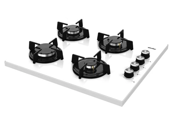 Simfer 3052 Set Üstü Beyaz Cam Ocak ürün görseli 1