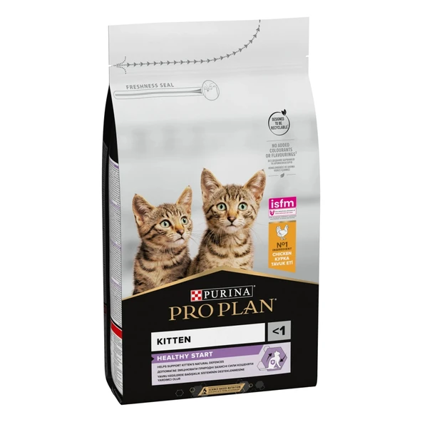 Pro Plan Kitten Tavuklu Pirinçli Yavru Kedi Maması 10 Kg ürün görseli 1